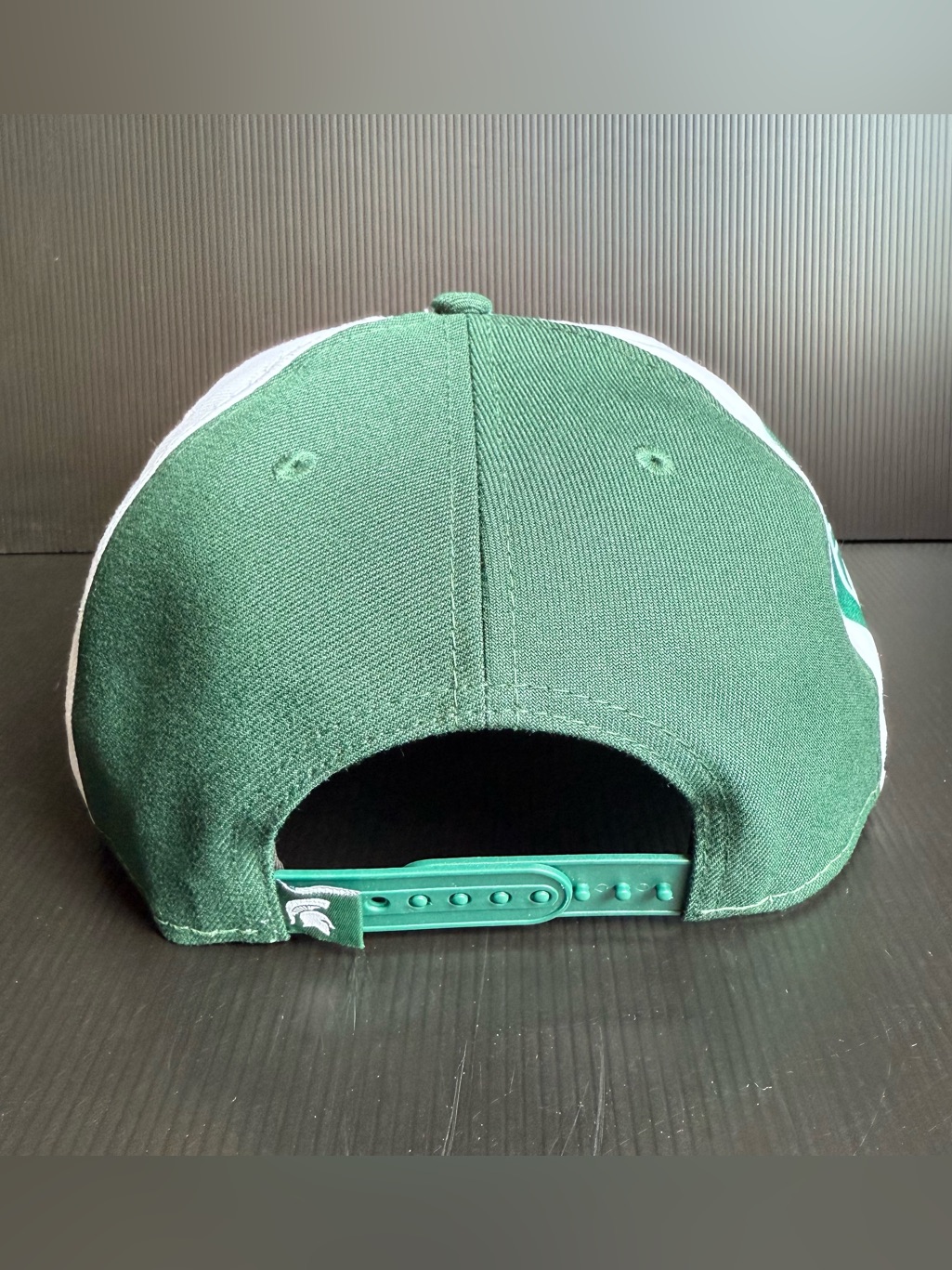 Nwt New Era Michigan State Spartans Green White Team Script Snapback Hat Cap — image 4 of 8